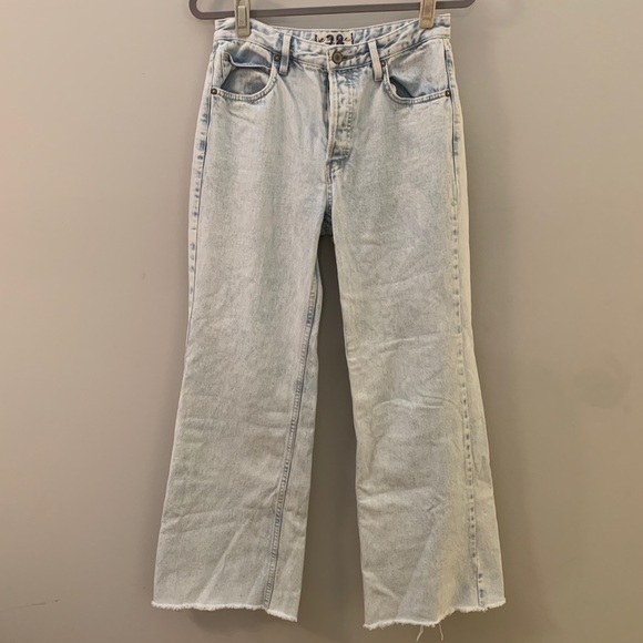 Free People Wide Leg Jeans - Picture 1 of 3